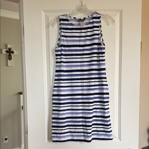 Tommy Bahama Navy and White Striped Mini Dress XS